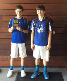 Jacob Miller & Jeremy Tetenman boys 14s Champion & Finalist1